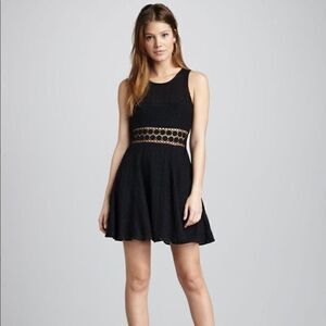 Free People Black Daisy Waist Dress